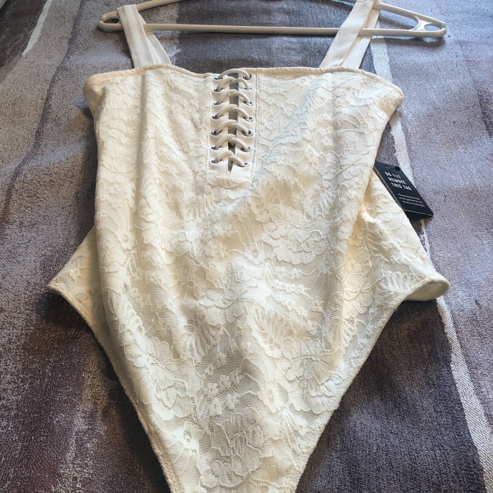 Laced bodysuit